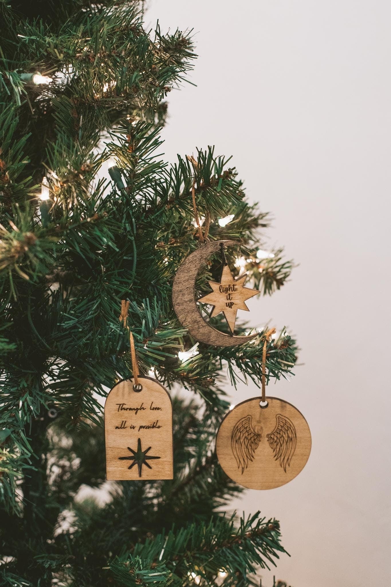 Crescent City Themed Wooden Ornaments 3 Pack