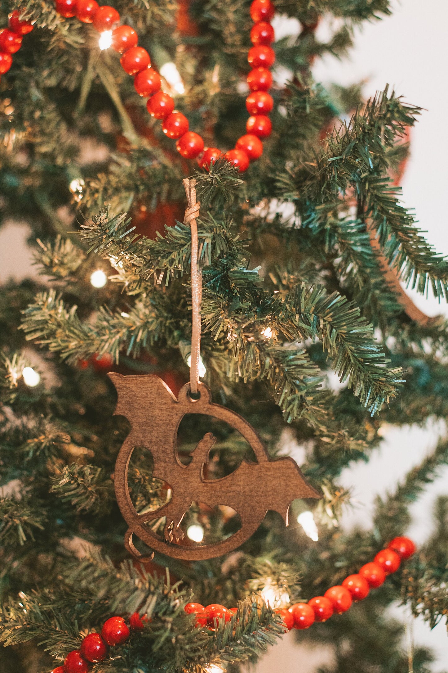 Dragon Bookish Ornament