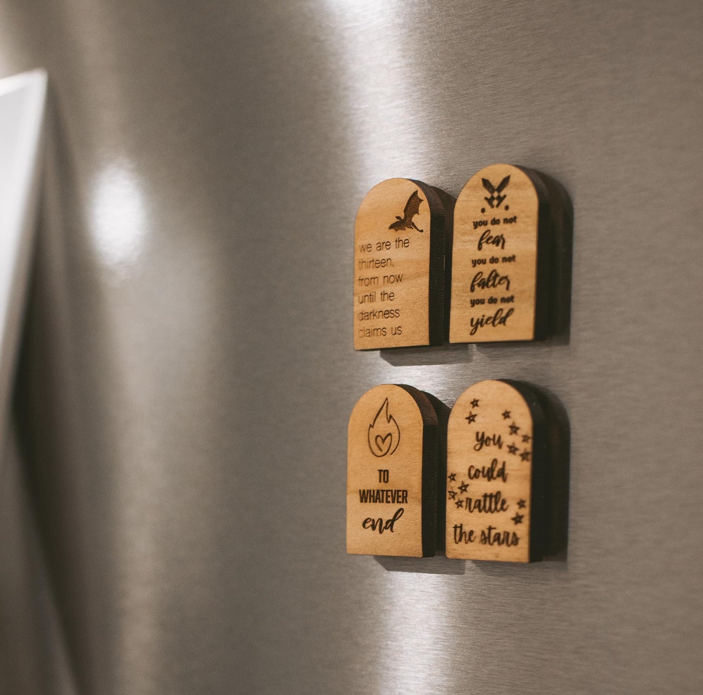 Throne of Glass (TOG) Wooden Magnets