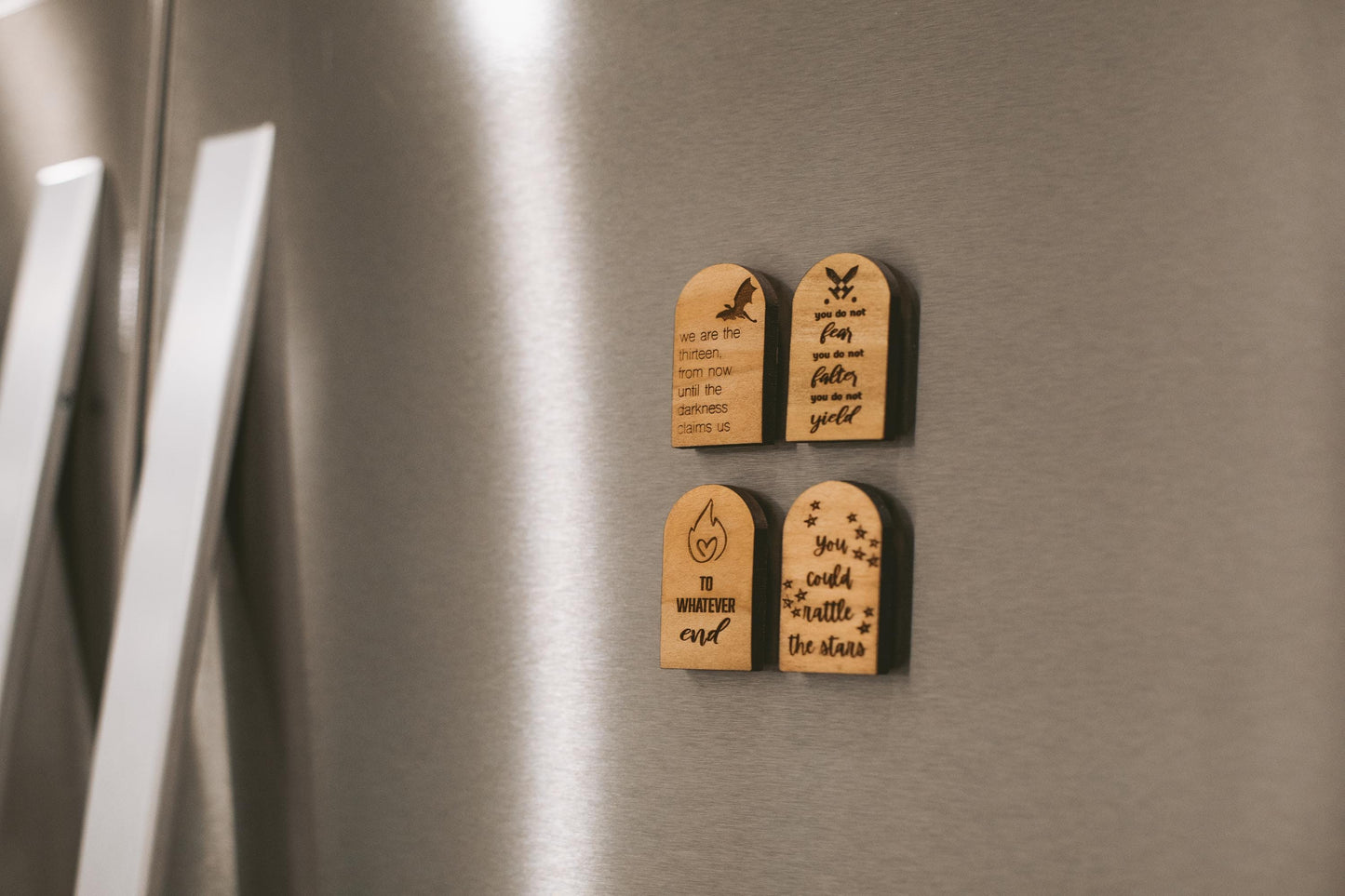 Throne of Glass (TOG) Wooden Magnets