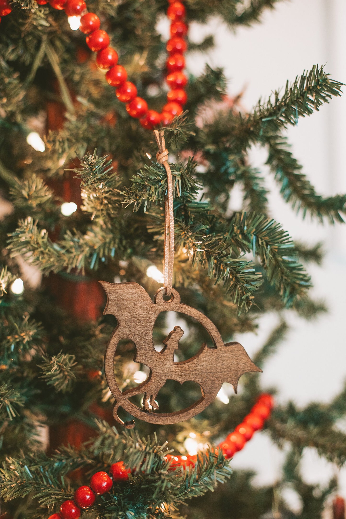 Dragon Bookish Ornament