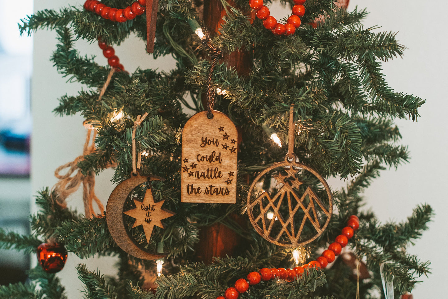 ACOTAR, Throne of Glass (TOG), Crescent City OG Wooden Ornaments 3 Pack